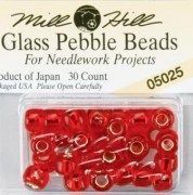 Mill Hill Glass Pebble Beads 5.5mm 